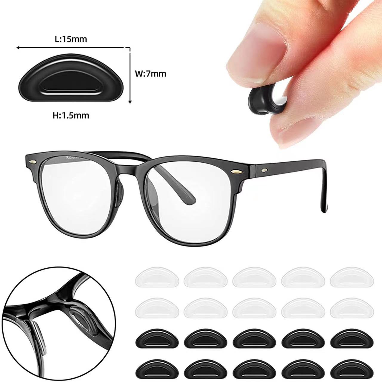 56PCS All  Eyeglass Ear Pads Eyeglasses Hook Anti-slip Non-slip Cover Adjust