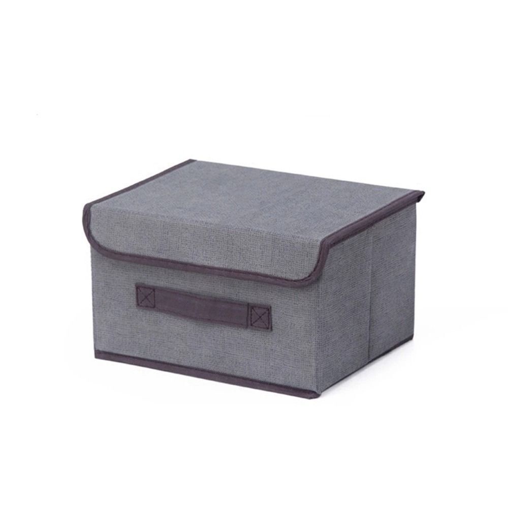 CLEARANCE- Dustproof Storage Box Foldable Large Storage Box with Lid Wardrobe Container (Big + Small))