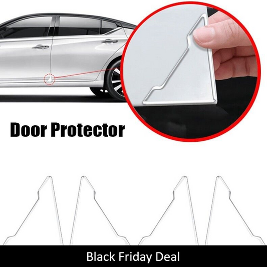 CLEARANCE- 4Pcs Car Door Corner Anti-collision Covers Transparent Silicone Protector