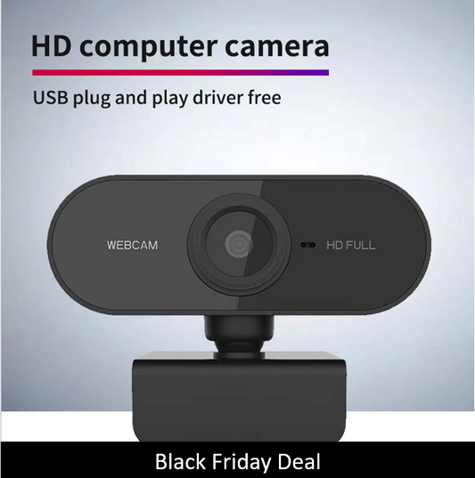 CLEARANCE- 1080P Webcam Full HD For Desktop & Laptop