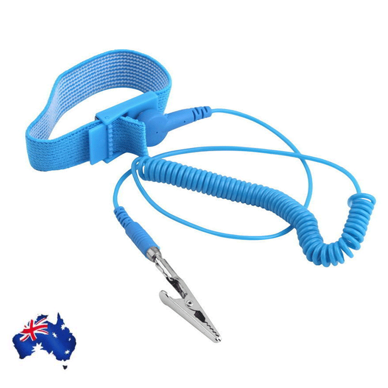 Anti Static Electricity Grounding ESD Wired Wristband Discharge Wrist Strap