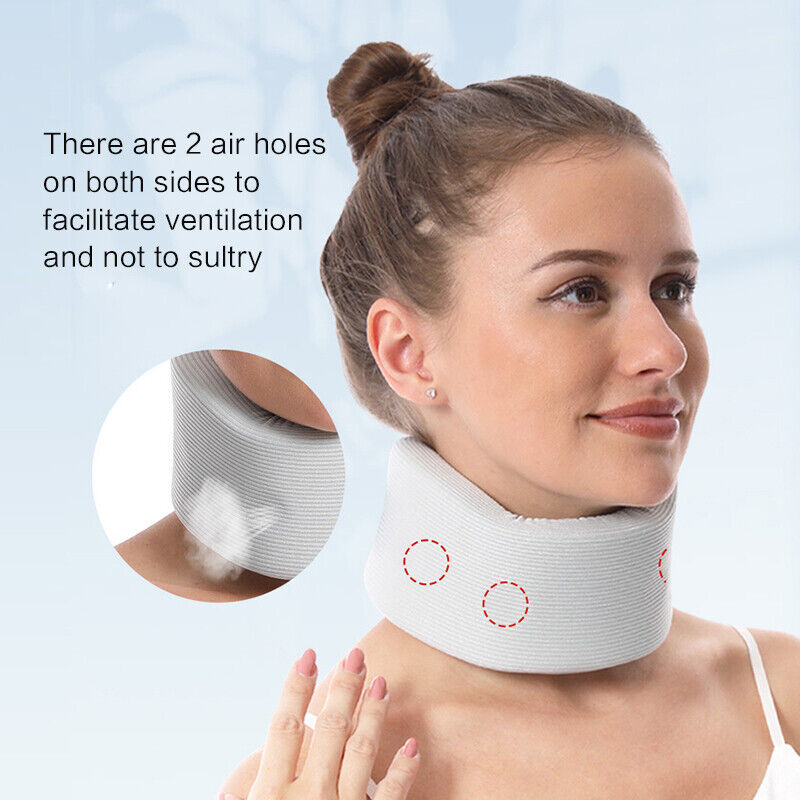 Soft Sponge Neck Support Pillowcase Cervical Collar Pain Traction Neck