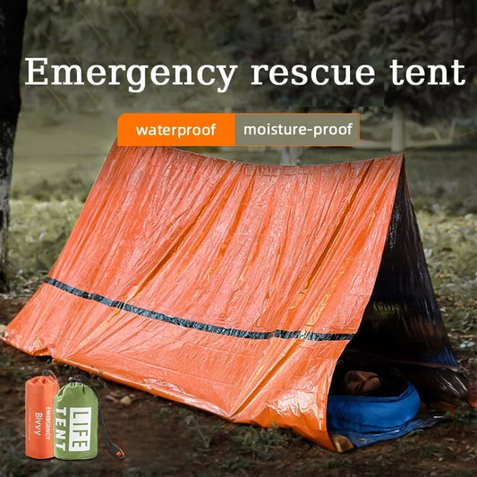 Emergency Sleeping Tent 240*150 Survival Bivvy Sack with Whistles