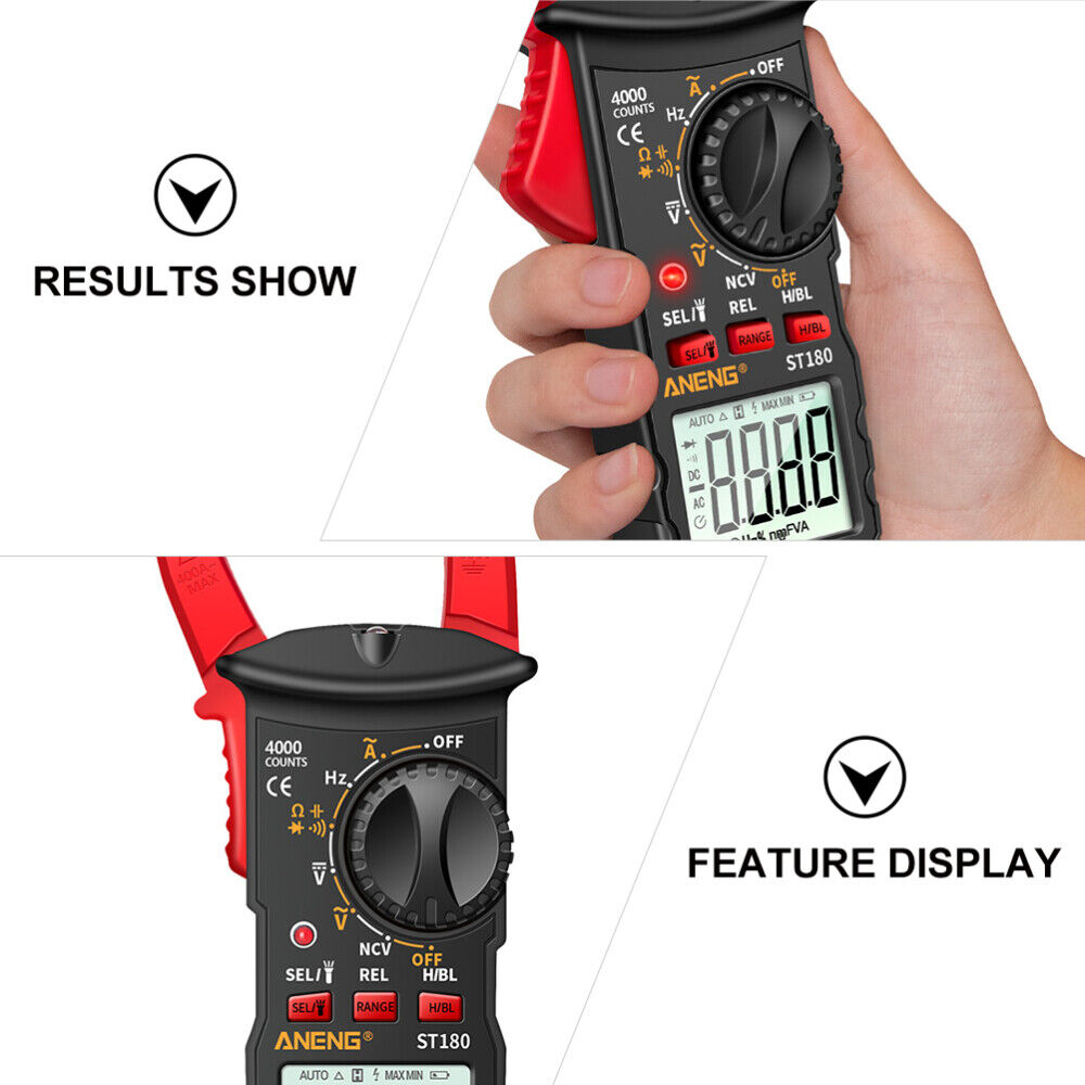 Clamp Meter Clamp Multimeter DC Clamp Meter Digital AC DC Current Clamp Meter