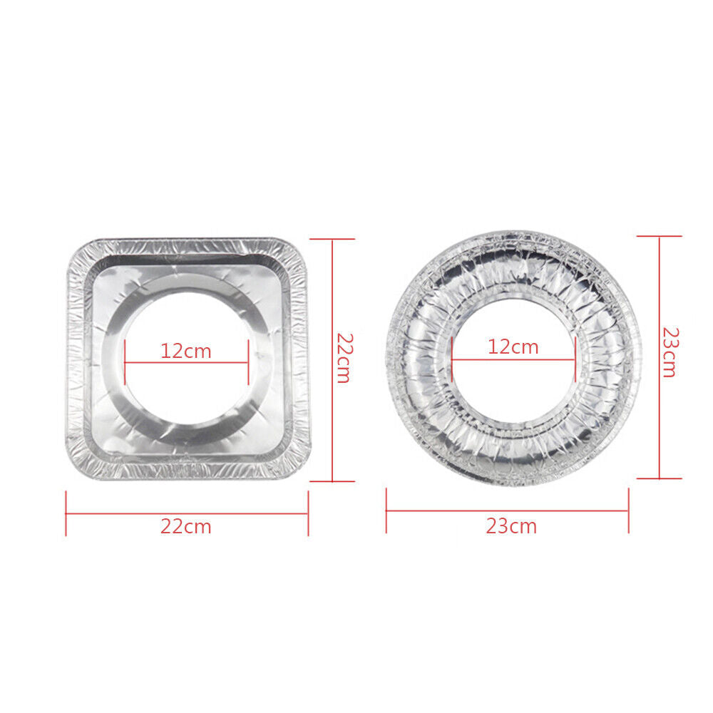 10PCS Stove Top Covers Reusable Non-stick Foil Gas Burner Protector Liner