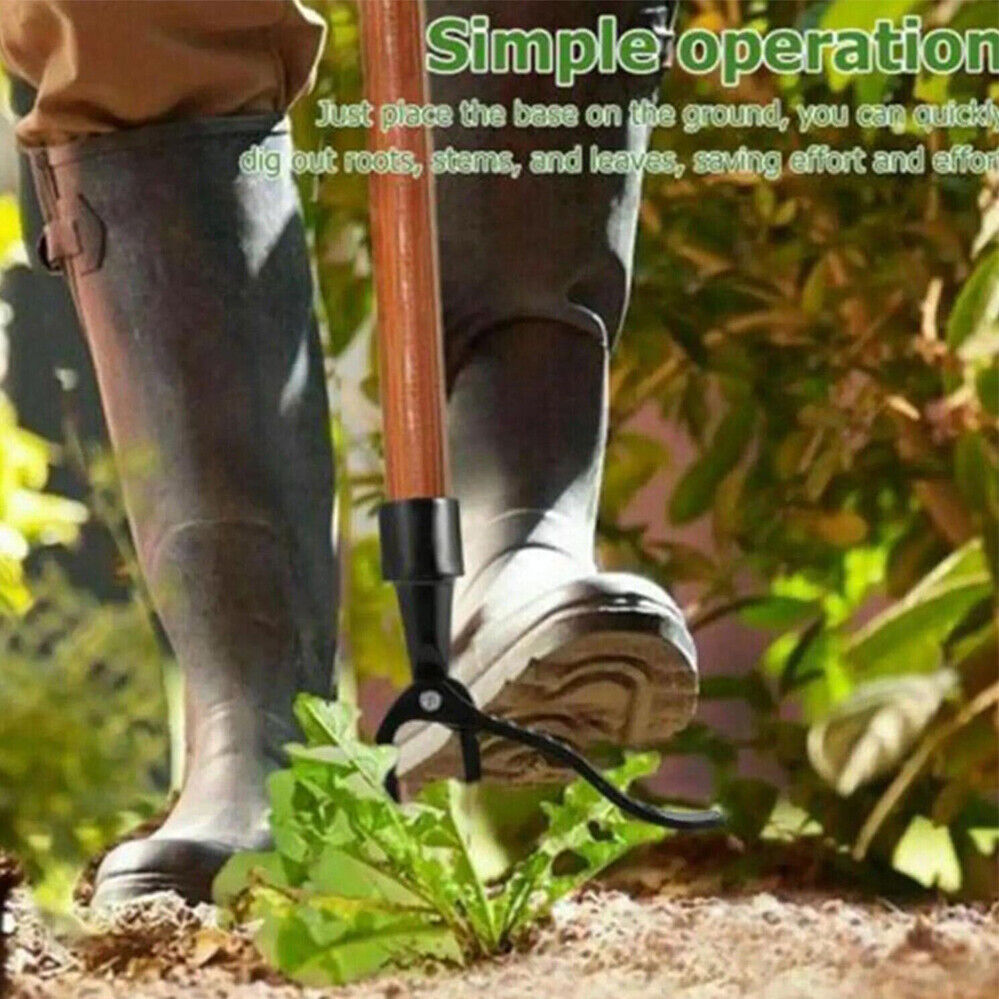 Foot-operated Weeder Outdoor Stand Up Weed Puller Claw Weeder Root Remover Tool