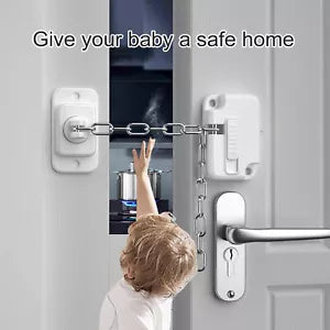 CLEARANCE- Adjustable Window Lock Gap Child Safety Locks Self Adhesive