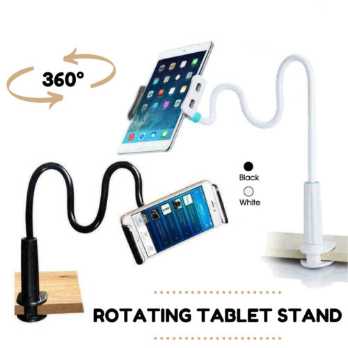 100CM 360°Rotating Tablet Stand Holder Lazy Bed Desk Mount For iPad Air iPhone Samsung