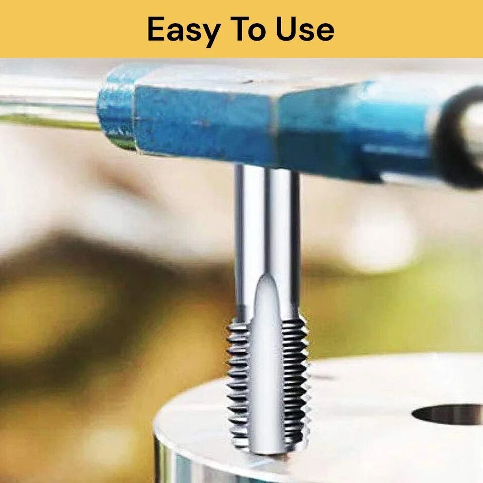 Tapping Ratchet Tap Wrench T-Handle Bar Type Ratcheting Thread Extractor Tool