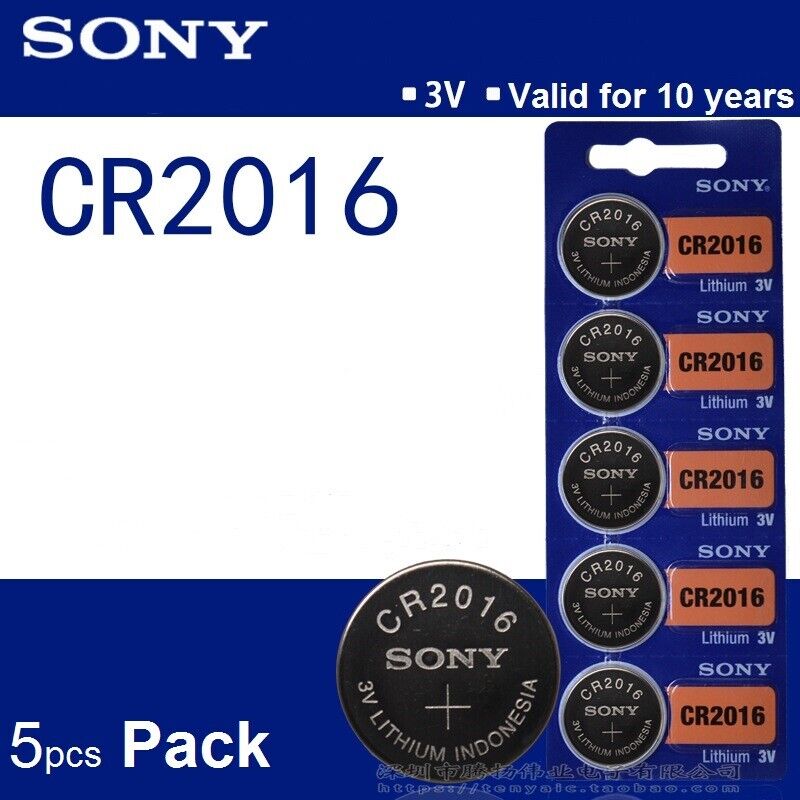 5pcs/ Pack Sony CR1220 CR1616 CR1620 Button Cell 3V Lithium Batteries