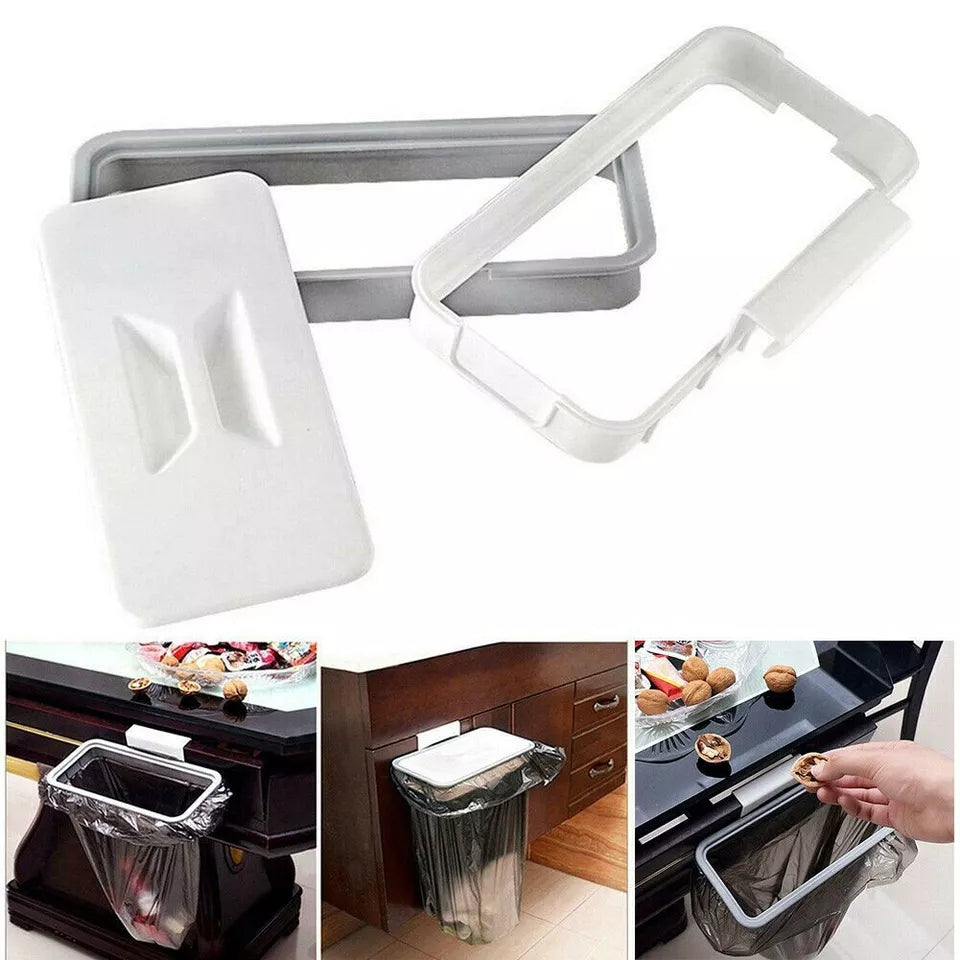 Kitchen Rubbish Bag Holder Cupboard Door Hanging Attach-A-Trash Removable