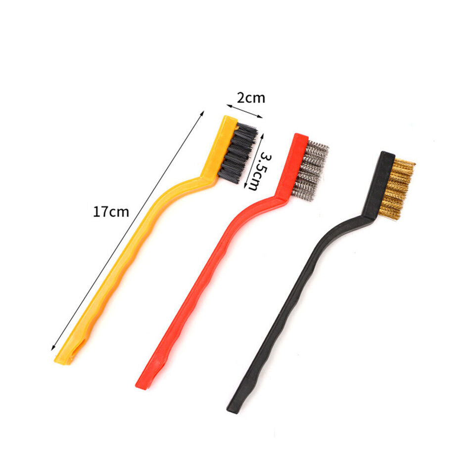 3Pcs Kitchen Stainless Steel Cleaning Brush Stove Gas Wire Brush Cleaner Tool