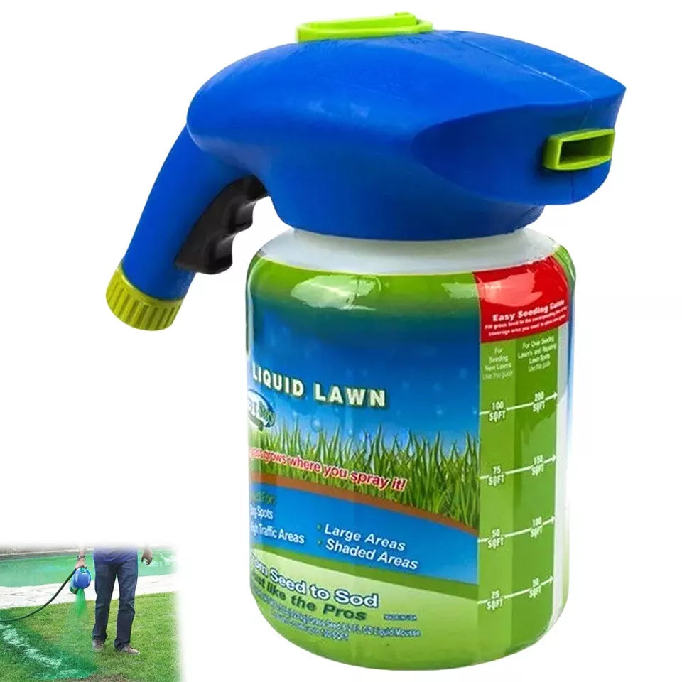 Hydro Mousse Seeding Grass Liquid Lawn Green Spray Device Seed Care Watering