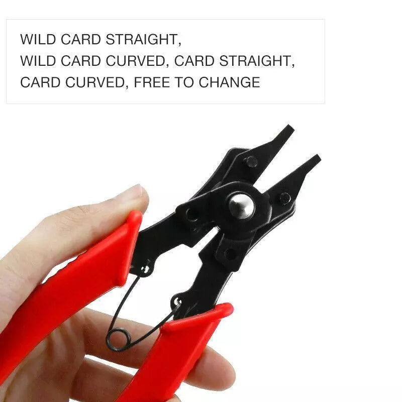 4In1 Circlip Plier Set Combination Snap Ring Plier Retaining Clip