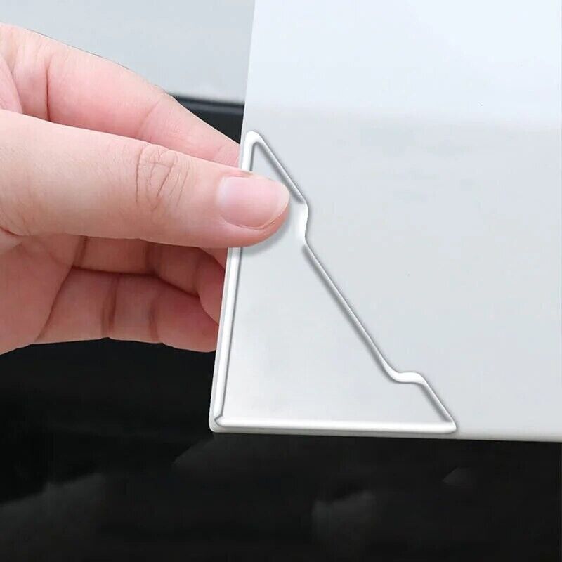 4Pcs Car Door Corner Anti-collision Covers Transparent Silicone Protector