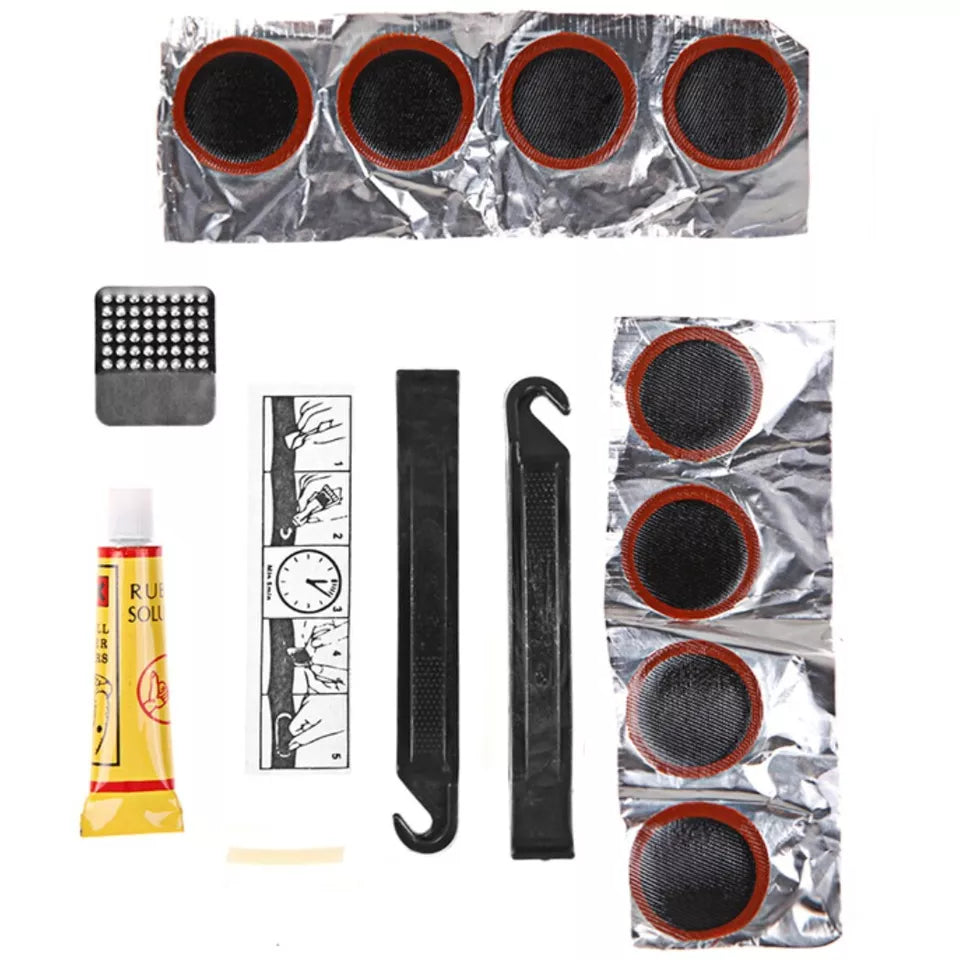 CLEARANCE- Bike Tyre Tire Tube Puncture Repair Tool Kit Bicycle Cycling Patches Glue