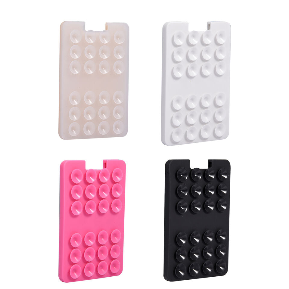 Suction Card Holder for Phone Adhesive Cellphone Card Mount Powerful Adsorption