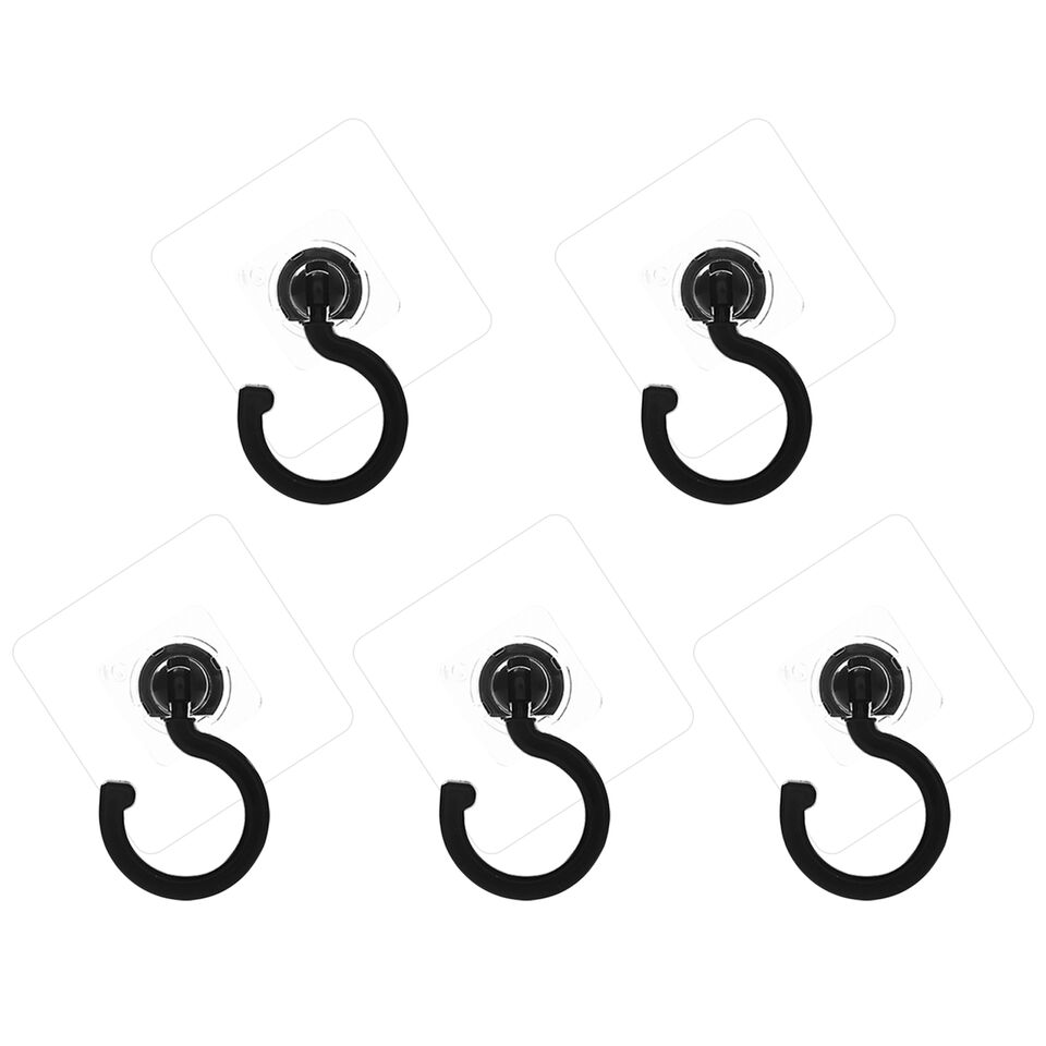 360 Rotation For Hanging No Drilling Coat Clothes Wall Mount Hook