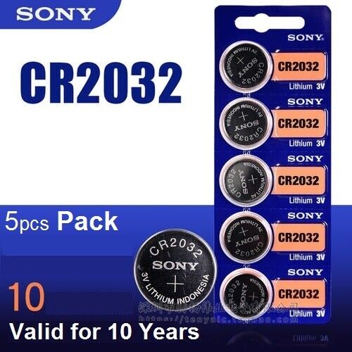 5pcs/ Pack Sony CR1220 CR1616 CR1620 Button Cell 3V Lithium Batteries