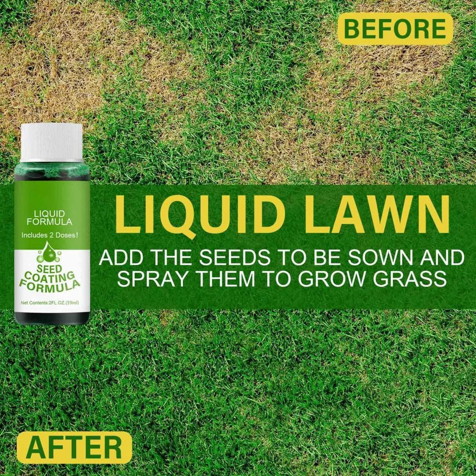 Hydro Mousse Seeding Grass Liquid Lawn Green Spray Device Seed Care Watering