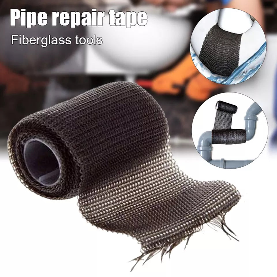 Fiber Fix Repair Wrap Hardens Like Steel Fiberglass Tools Pipe Repair Fix Tapes