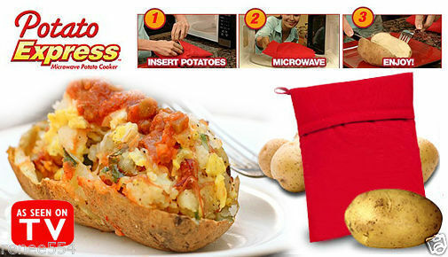 Potato Express Microwave Baked Cooking Bag 4 Minutes Oven