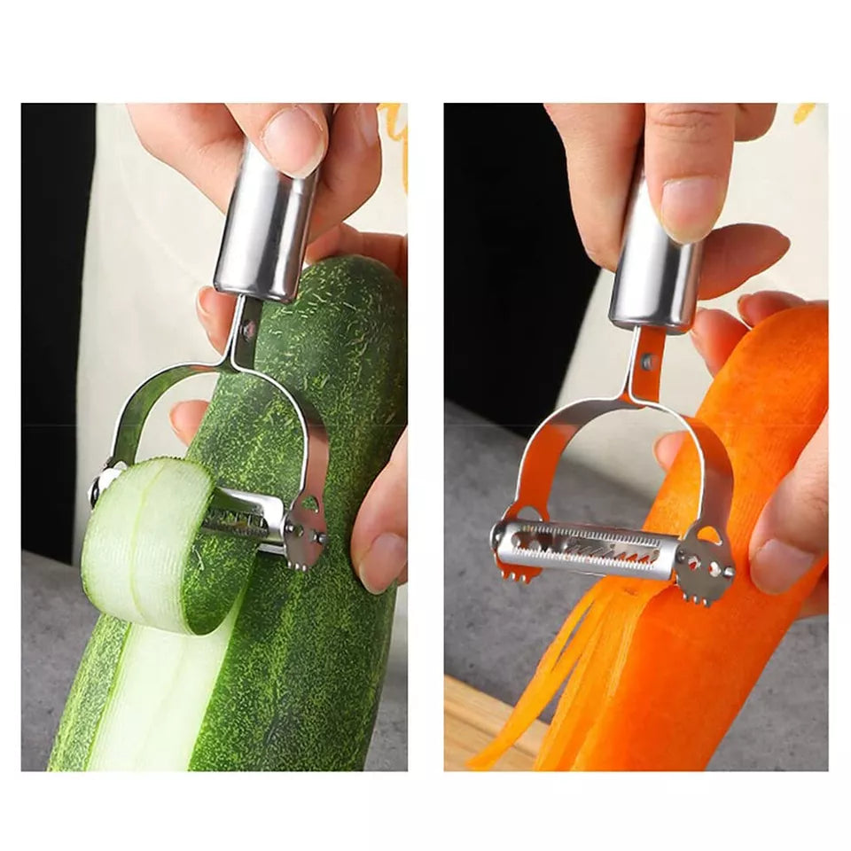 CLEARANCE- 3pc/Set Vegetable Peeler Stainless Steel Vegetable Planer Vegetable Shredder