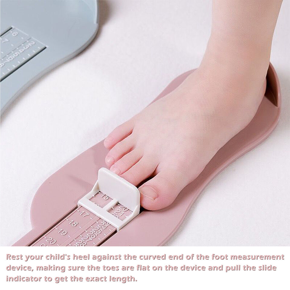 Kids Infant Toddler Baby Foot Measure Gauge Shoes US Sizes Measuring Ruler Tool