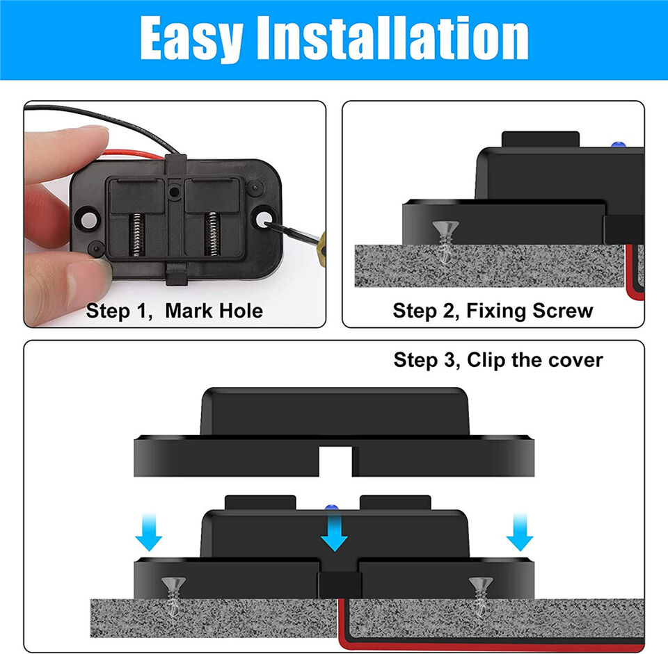 Car Dual USB 12V-24V Charger Quick Charge PD QC 3.0 Socket Power Outlet Type C