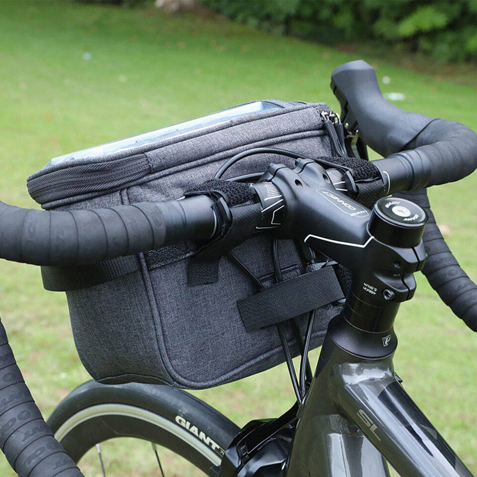 Waterproof Bike Handlebar Bag Bicycle Front Basket Cycling Organizer Storage Bag