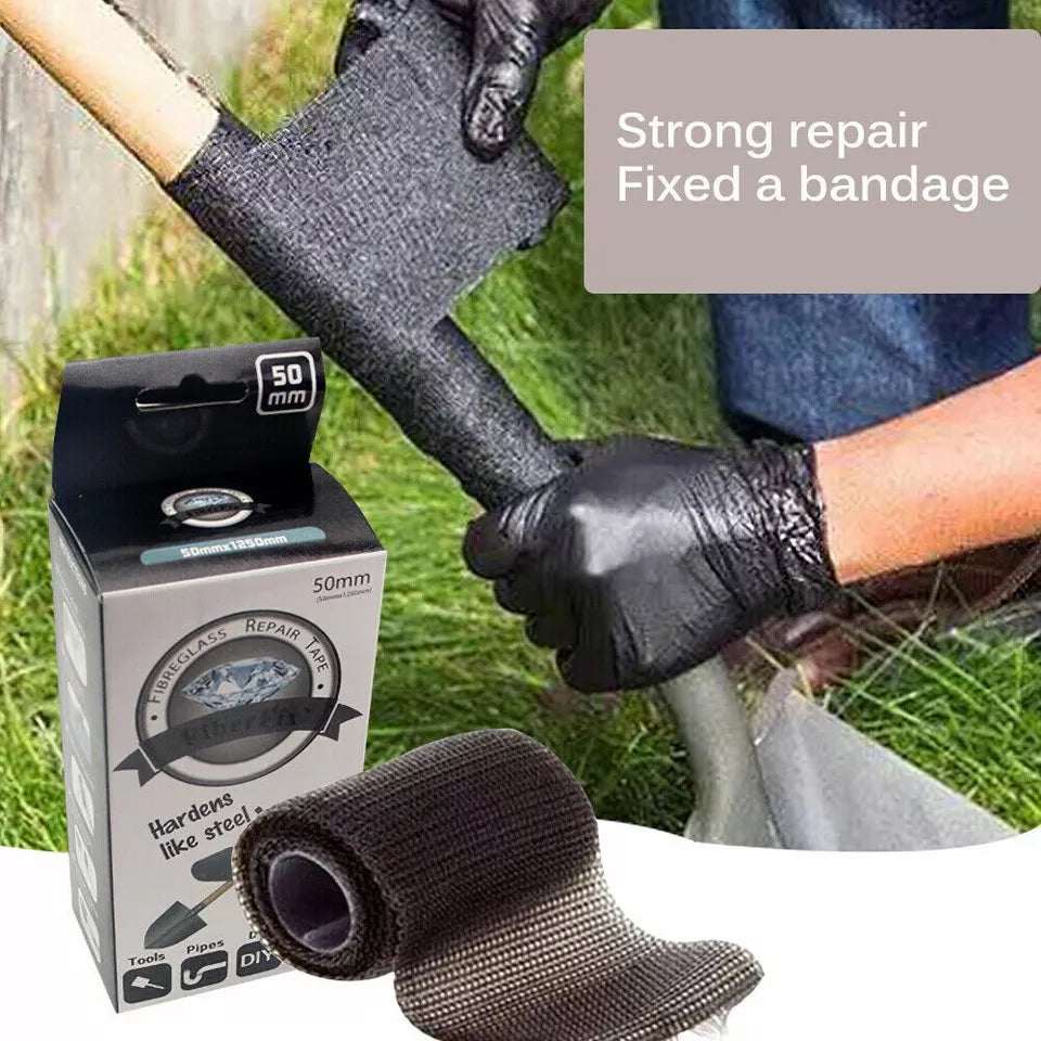 Fiber Fix Repair Wrap Hardens Like Steel Fiberglass Tools Pipe Repair Fix Tapes