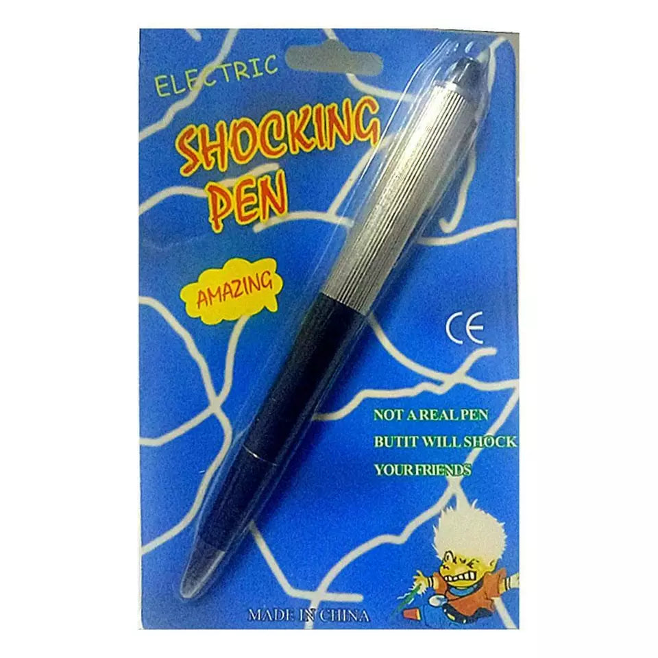 Electric Shock Pen Toy Utility Gadget Gag Joke Funny Prank Trick Interesting