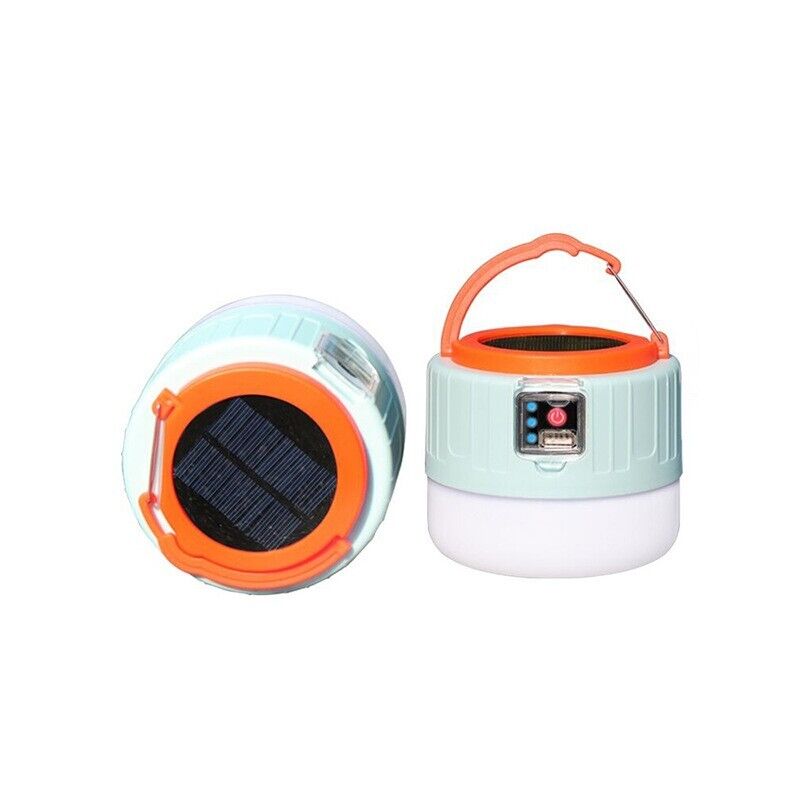 Multifunction Waterproof Phone Charger Portable LED Solar Camping Light Lantern Outdoor Tent Lamp USB Rechargeable
