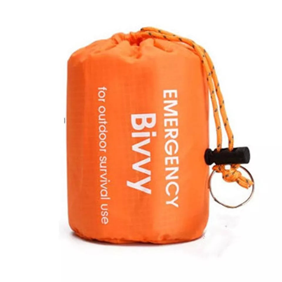 Emergency Sleeping Tent 240*150 Survival Bivvy Sack with Whistles