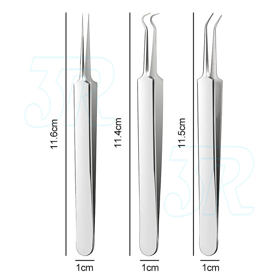 Blackhead Remover Spot Acne Pimple Extractor Tweezer Facial Tool Professional