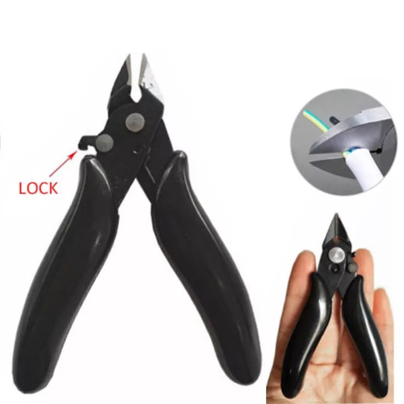 Electrical Wire Cable Cutters Cutting Side Snips Flush Nipper Pliers 3.5 Inch