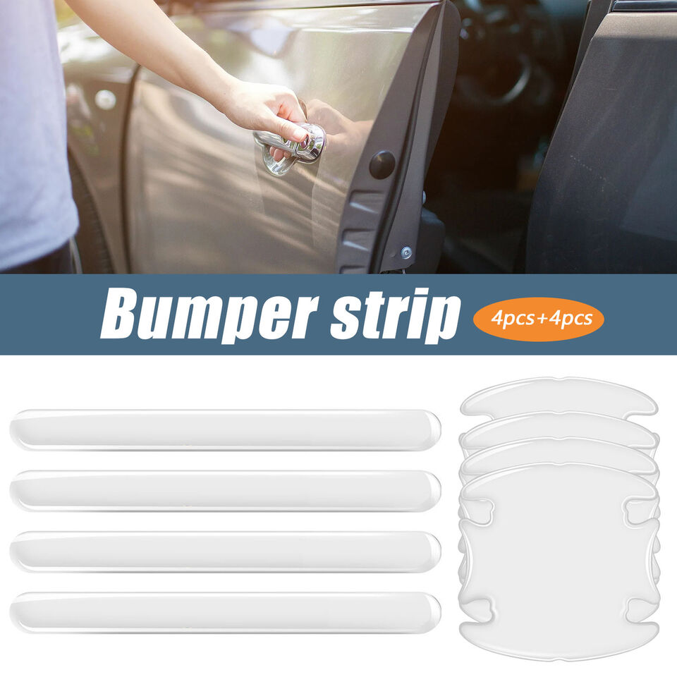 8Pcs Car Door Handle Protector Sticker Universal Transparent Clear Scratch Guard