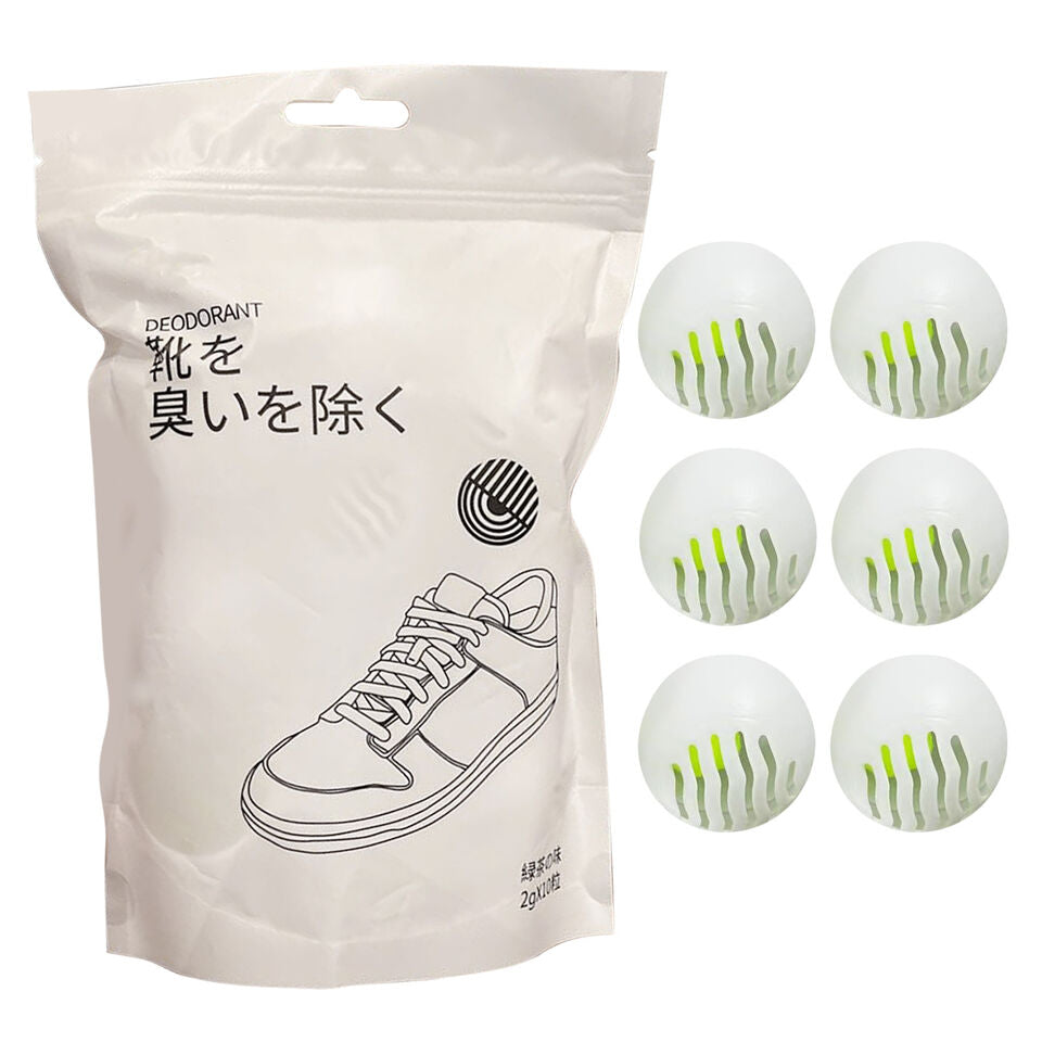 6pcs Per Pack Twist Ball Long Lasting Odor Eliminator for Shoes Gym Bags Drawers