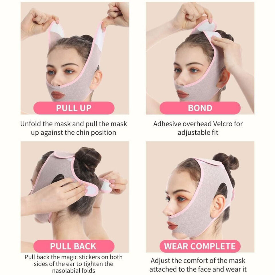 Face Lifting Slimming Belt Facial Cheek V Shape Neck Strap Face Line Bandage