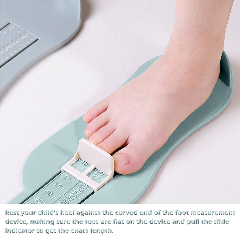 Kids Infant Toddler Baby Foot Measure Gauge Shoes US Sizes Measuring Ruler Tool