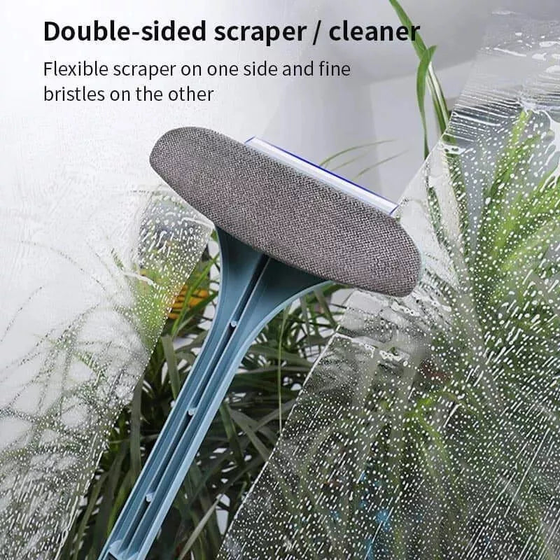 Multifunctional Glass Cleaner Screen Brush Double Sided Window Cleaning Tool