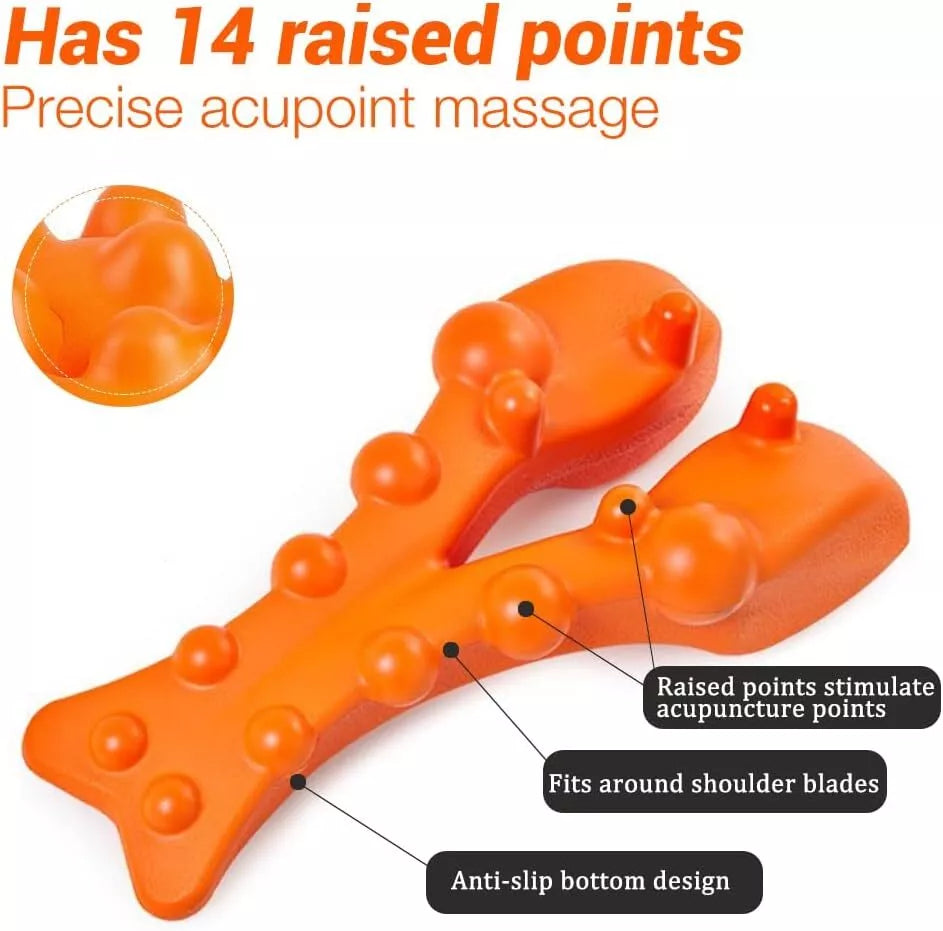 Trapezius Trigger Point Massager Reduce Fatigue Release Pressure Upper Back