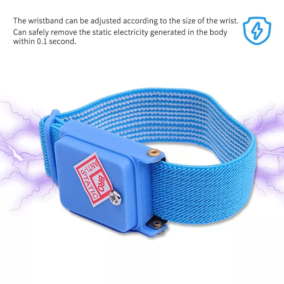 Wireless Cordless Anti Static ESD Wrist Strap Band Prevent Shock Electricity