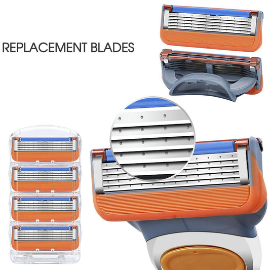 8PCS 5 layers Blades for Gillette Fusion Razor