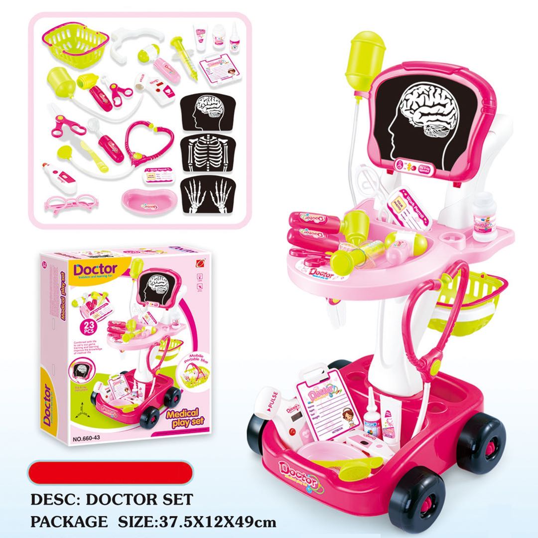 NEW 58CM Children Doctor Medical Nurse Hospital Role Pretend Play Kids Toy Set