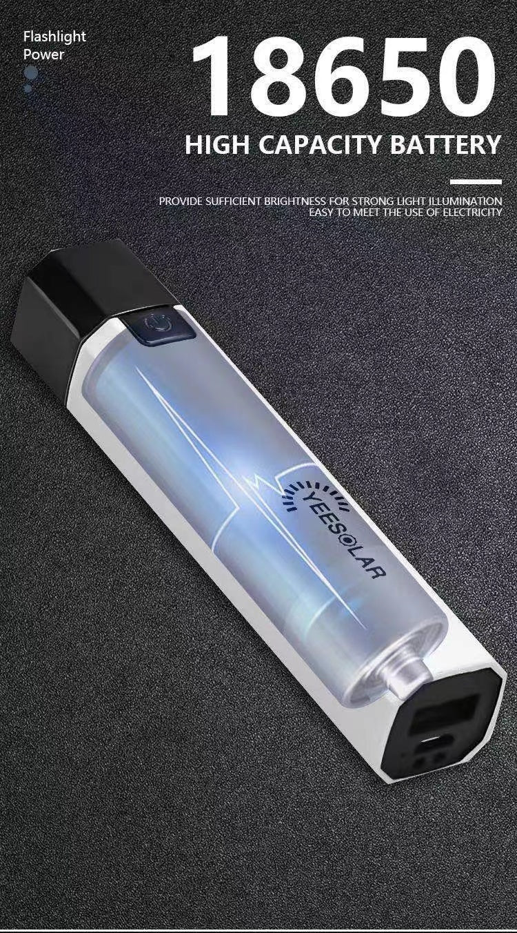 2-IN-1 Flashlight with Power Bank