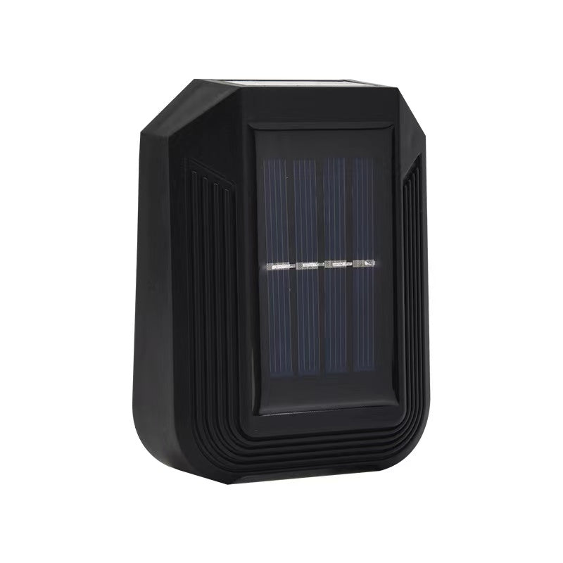 LED Solar Powered Waterproof Wall Light Fence Outdoor Garden