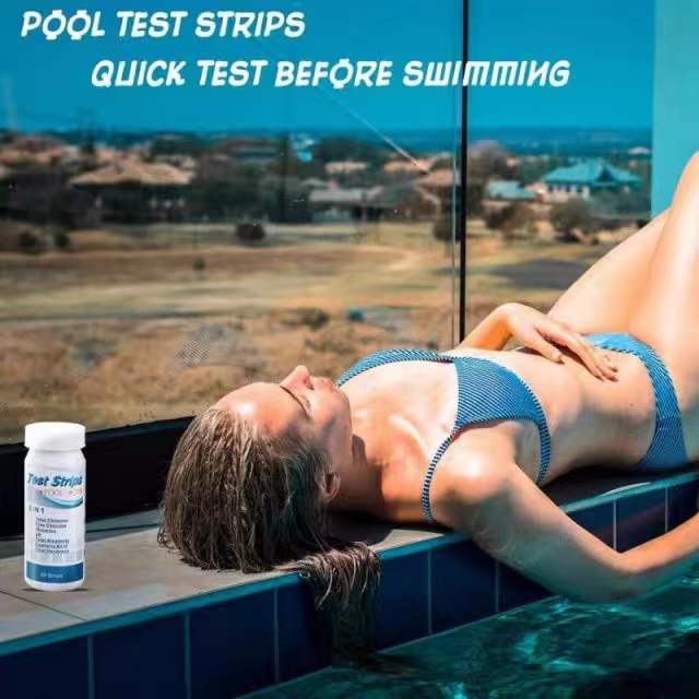 6 in1 50pcs Pool and Spa water quality test strips