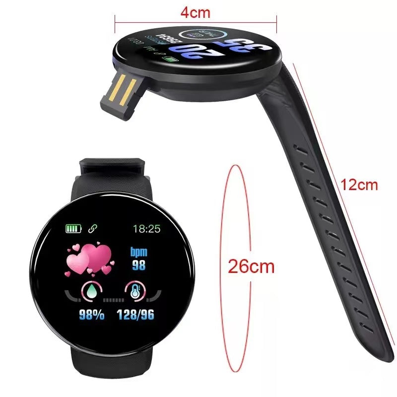 1.3 Inch Smart Watch Sports Bracelet Heart Rate Monitor Blood Pressure Fitness