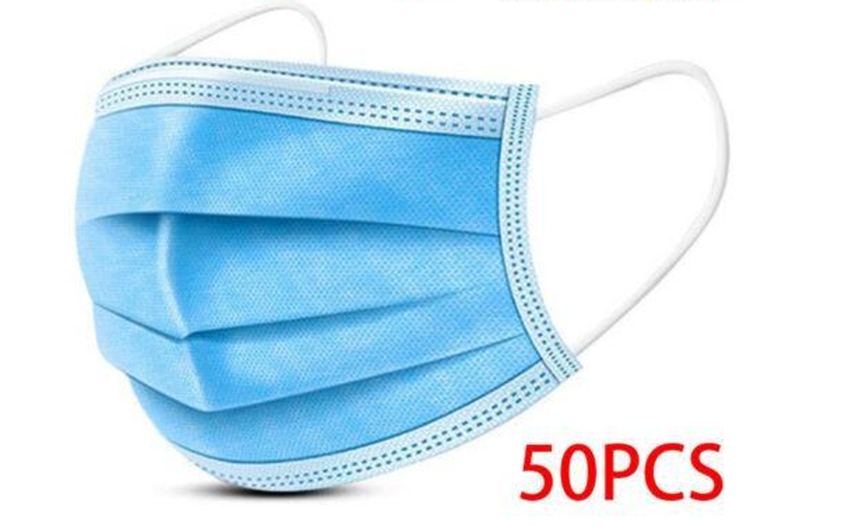 CLEARANCE- 50PC/100PC 3 Layers Disposable Medical Face Mask